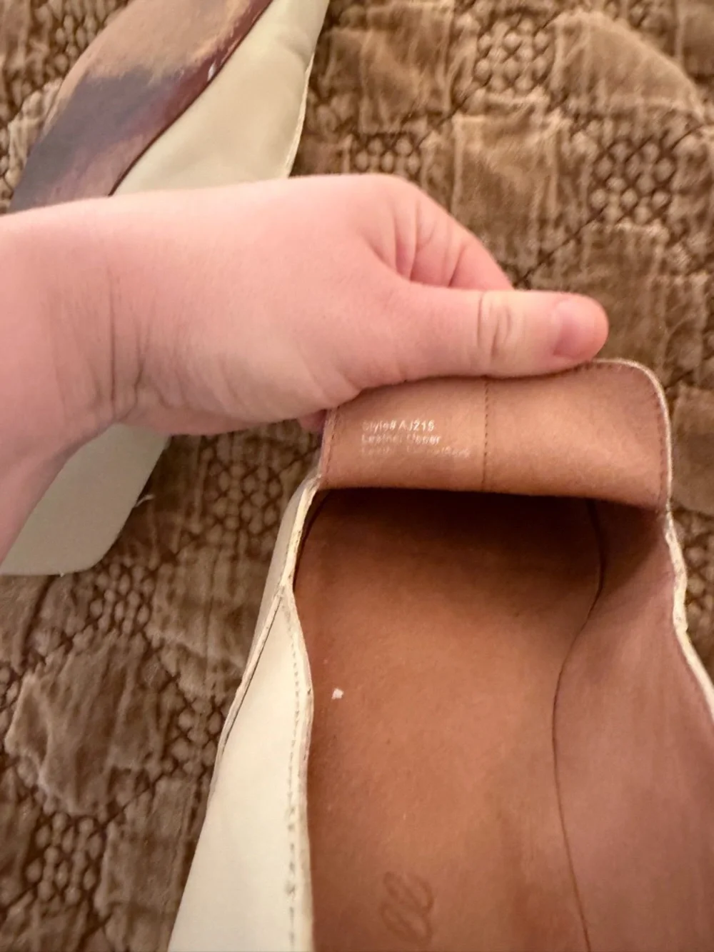Madewell Ivory Leather Pointed Slip-On Loafers